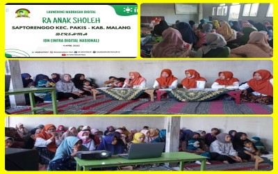 Launching Madrasah Digital RA Anak Sholeh Bersama IDN